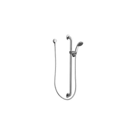 Moen Slide Bar/Grab Bar Shower Chrome/Stainless 52236GBM17